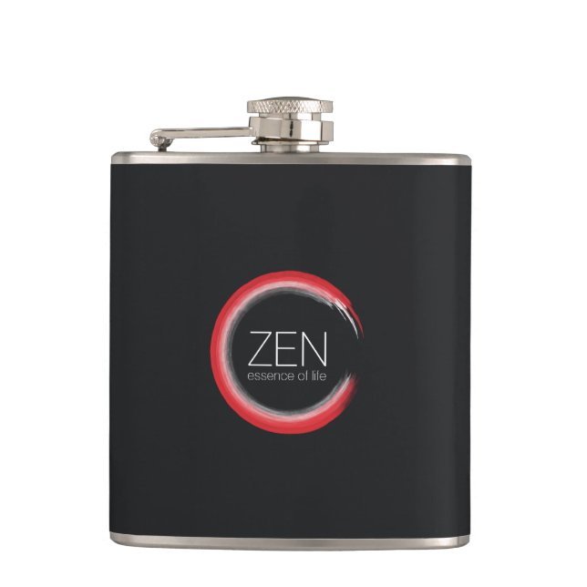 Red Zen Flask (Front)