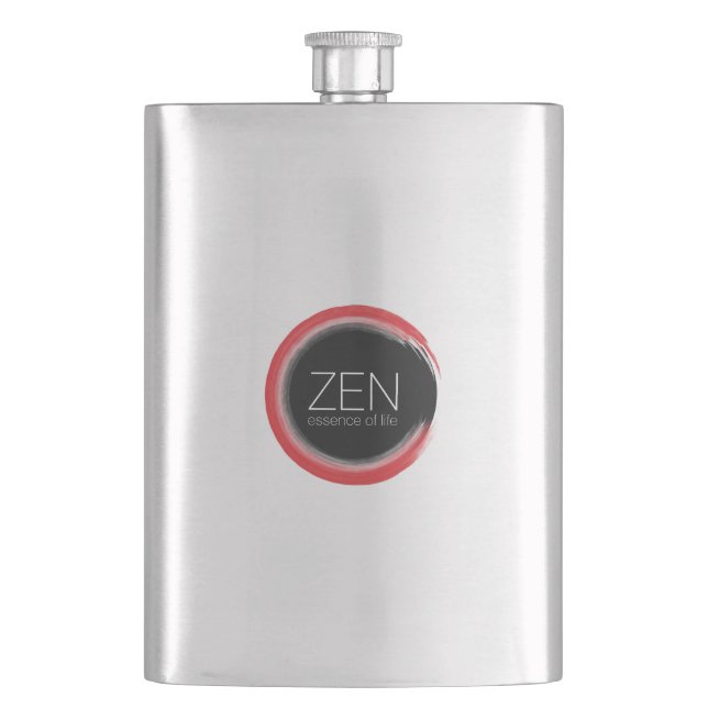Red Zen Flask (Front)