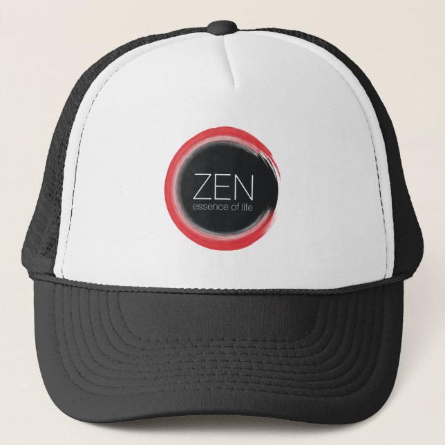 Red Zen Trucker Hat (Front)