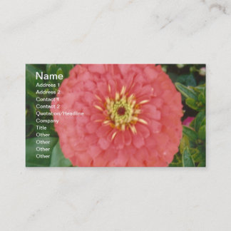 Red Zinnia Business Card