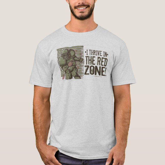 Red Zone Football T-Shirt (Front)