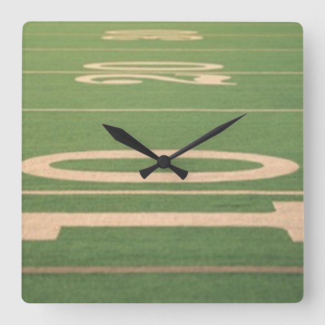 Red Zone Football Wall Clock (Front)