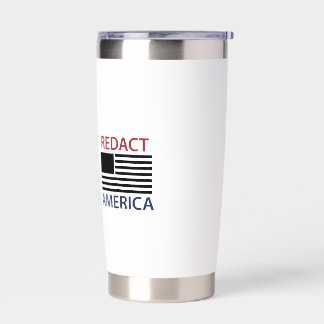 REDACT AMERICA T-Shirt Insulated Tumbler