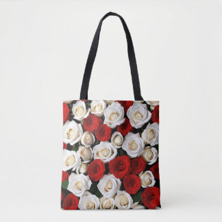 RedandWhiteRoses Tote Bag