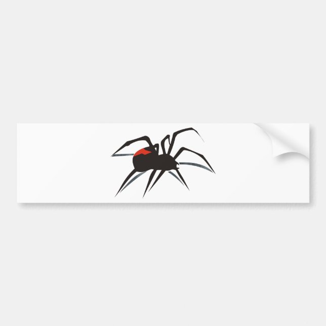 Redback Spider Bumper Sticker (Front)