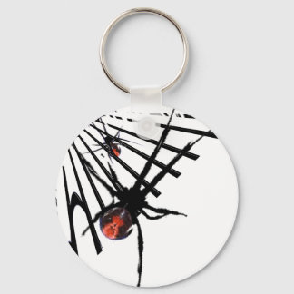 Redback Spider Keychain