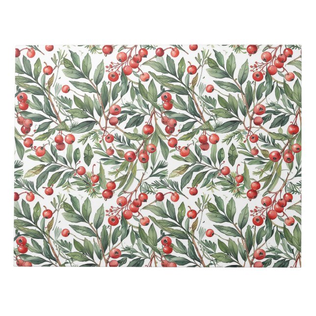 Redberry Christmas Notepad (Front)