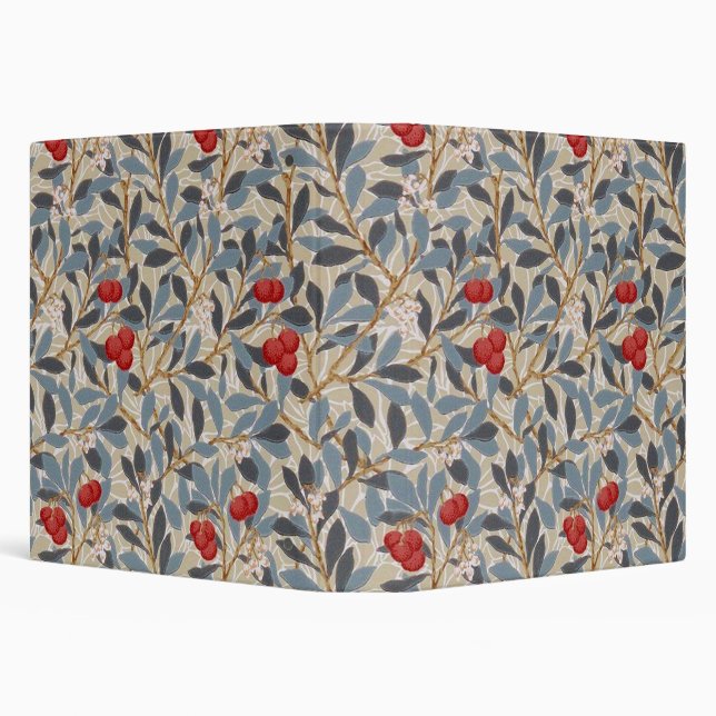 Redberry Tree, William Morris 3 Ring Binder (Background)