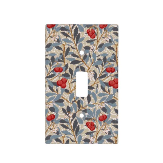 Redberry Tree, William Morris Light Switch Cover (Front)