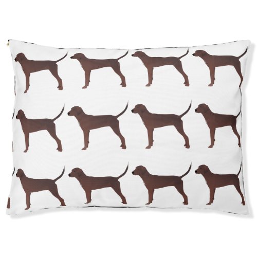 Redbone Coonhound Basic Breed Customizable Design Pet Bed