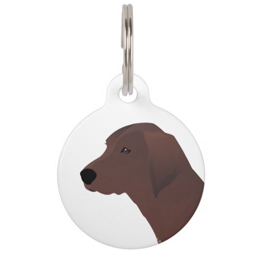 Redbone Coonhound Basic Breed Customizable Design Pet Name Tag