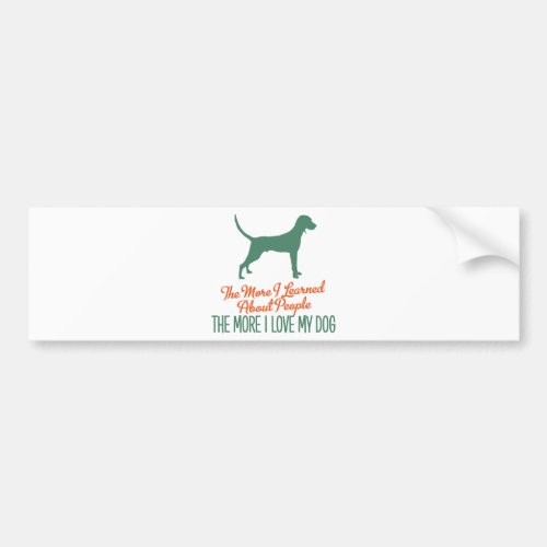 Redbone Coonhound Bumper Sticker