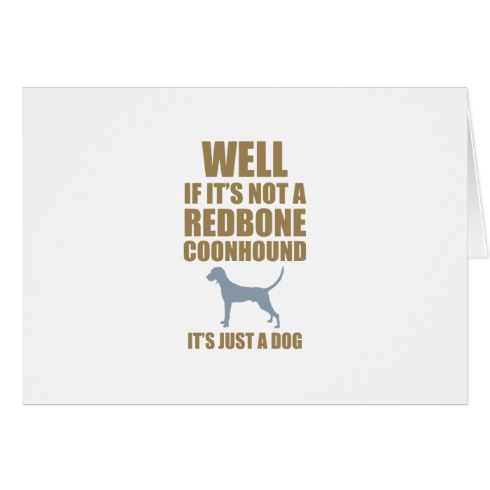 Redbone Coonhound Cards