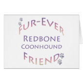 Redbone Coonhound Furever Friend (Front Horizontal)