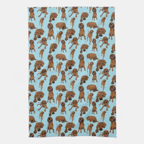 Redbone Coonhound Kitchen Towel