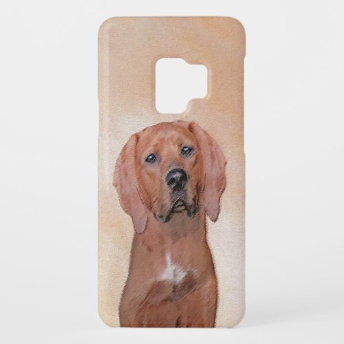 Redbone Coonhound Painting _ Cute Original Dog Art Case_Mate Samsung Galaxy S9 Case