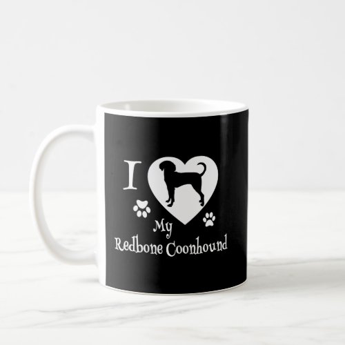 Redbone Coonhound Shirt Design For Coonhound Dog L Coffee Mug