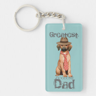 Redbone Dad Keychain