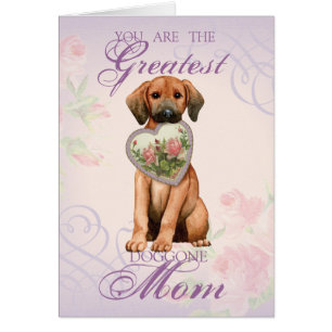 Redbone Heart Mom Card