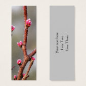 Redbud Bookmark - Skinny Profile (Front & Back)