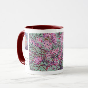 Redbud On A Matt Green Sky / Artist Larry Lerew Mug