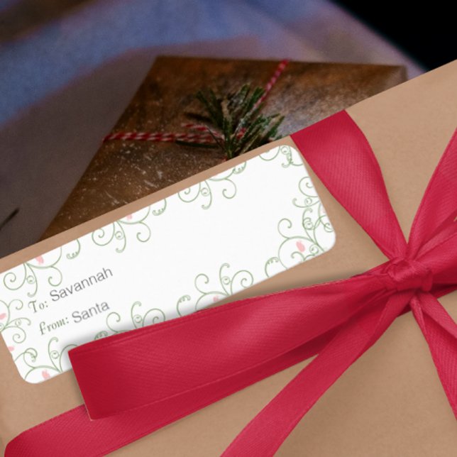 Redbud Swirl Christmas Gifts Tags (Creator Uploaded)