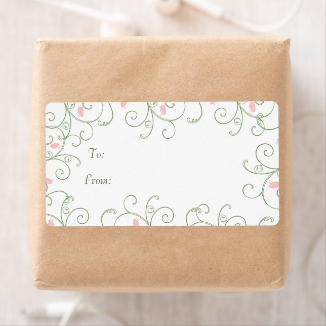 Redbud Swirl Christmas Gifts Tags (Insitu)