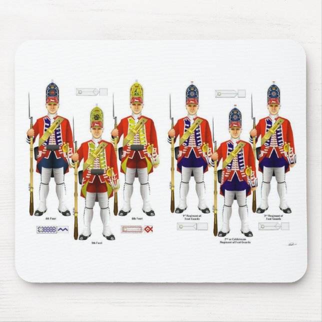 Redcoat soldiers mouse pad (Front)