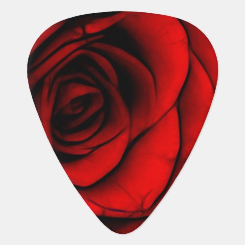 Reddest Rose Guitar Pick