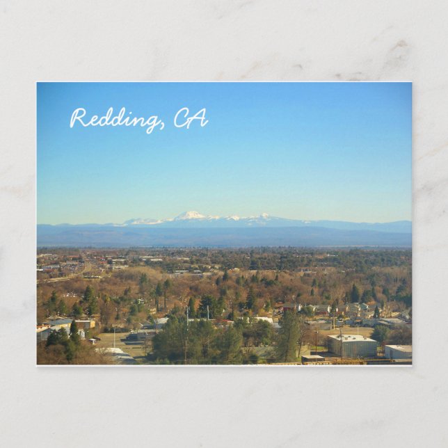 Redding California Postcard (Front)