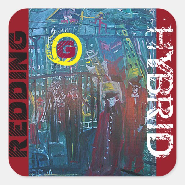 REDDING OG HYBRID SQUARE STICKER (Front)