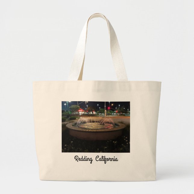 Redding Water Fountain & Coldstone Ice Cream Tote  (Front)