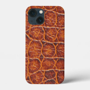 Reddish Brown Alligator Skin Print iPhone 13 Mini Case