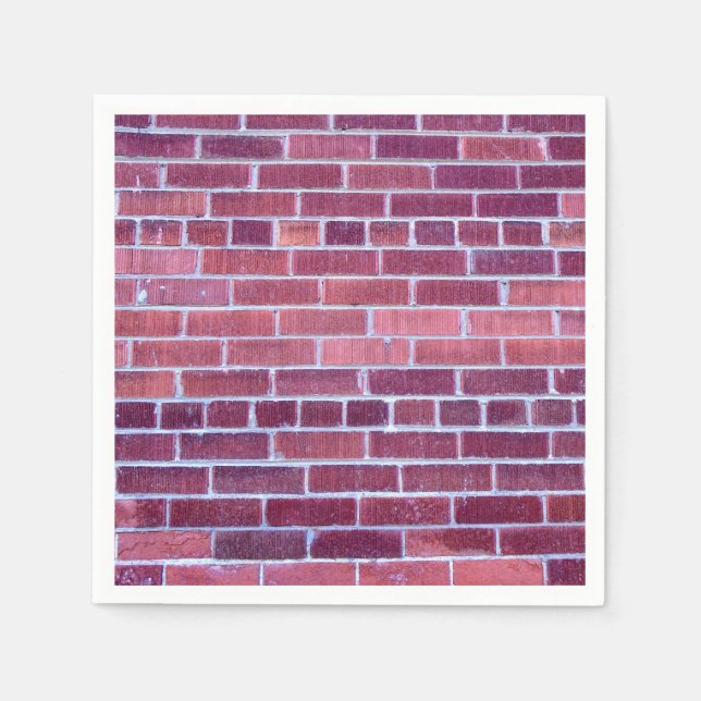 Reddish-Brownish Brick Wall Napkins (Front)