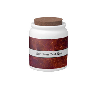 Reddish Galaxy Starry Sky Universe Nebula Astrolog Candy Jar
