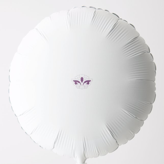 Reddish Magenta decorative Balloon (Front)