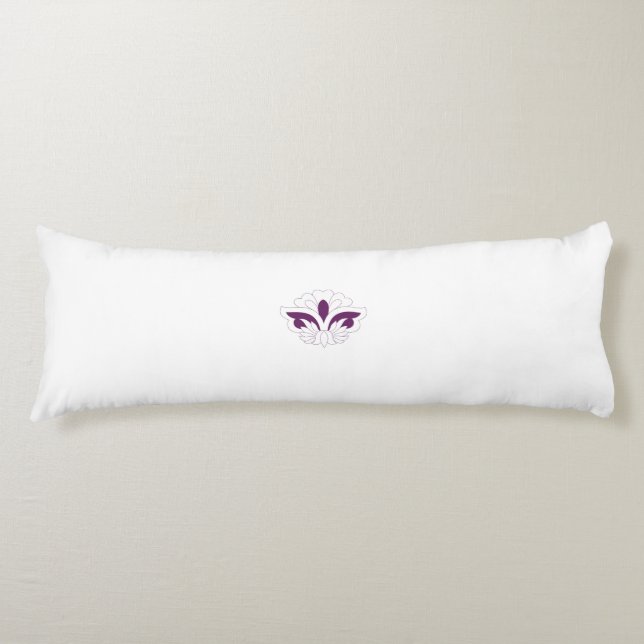 Reddish Magenta decorative Body Pillow (Front)