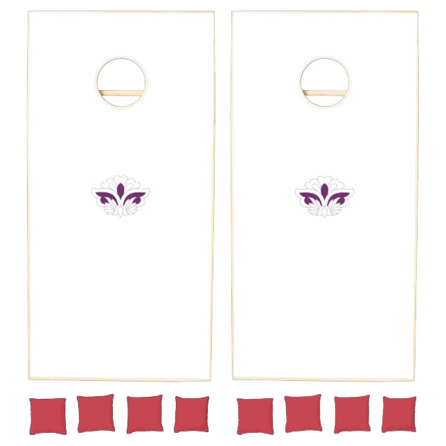 Reddish Magenta decorative Cornhole Set (Set)