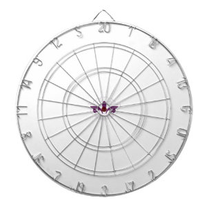 Reddish Magenta decorative Dart Board