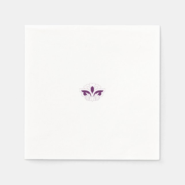 Reddish Magenta decorative Napkins (Front)