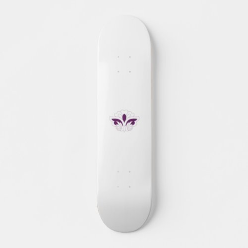 Reddish Magenta decorative Skateboard