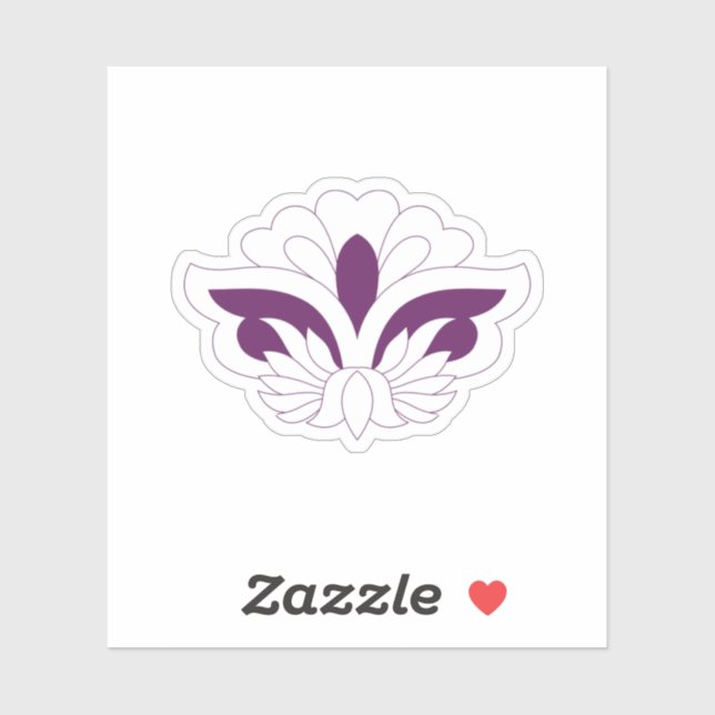 Reddish Magenta decorative Sticker (Sheet)