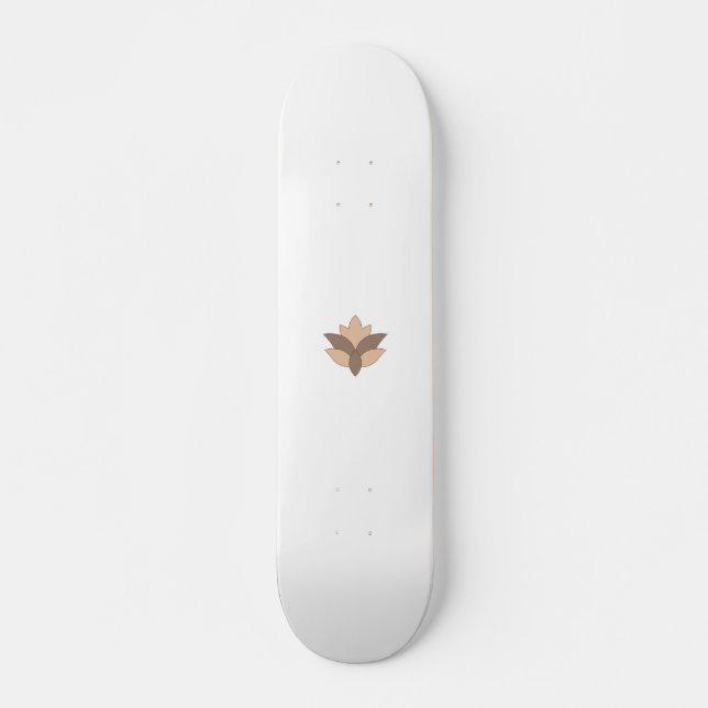 Reddish Orange, Orange language Skateboard (Front)