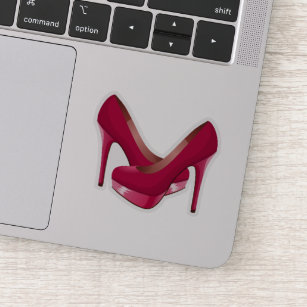 Red high heels Sticker for Sale by srdesigns03