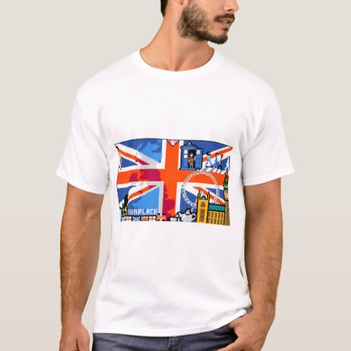 Reddit R place England Flag   T_Shirt