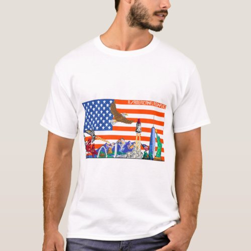 Reddit R Place Usa Flag   T_Shirt