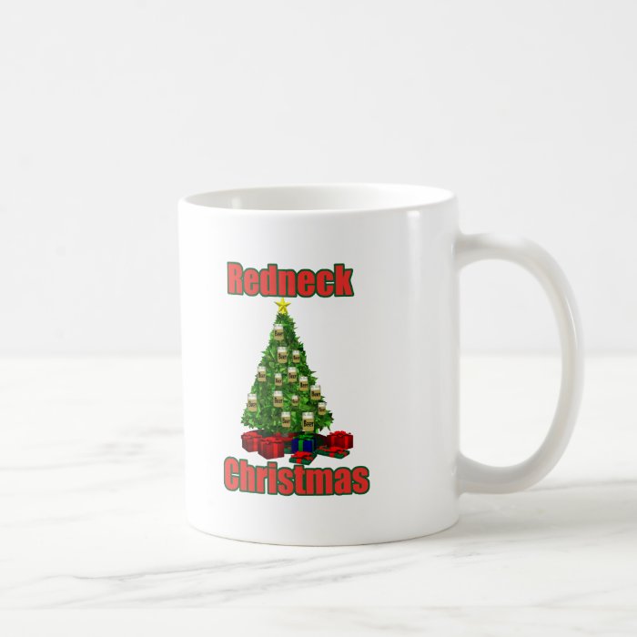 Redeck christmas tree with beer ornaments coffee mugs