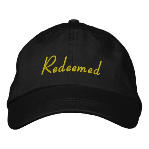 Redeemed Embroidered Baseball Cap