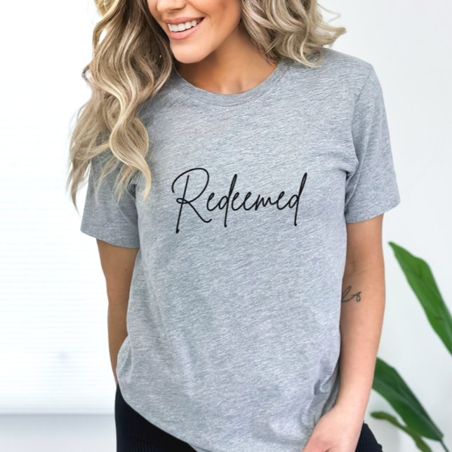 Redeemed Faith Top, Religious Christian T-Shirt (Creator Uploaded)