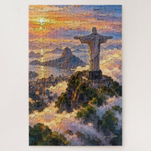 Redeemer Above the Clouds Jigsaw Puzzle